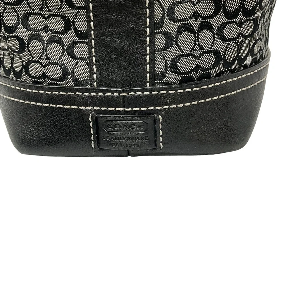 Coach Signature C Logo Business Satchel Tote Bag Mini C ‎ Signature